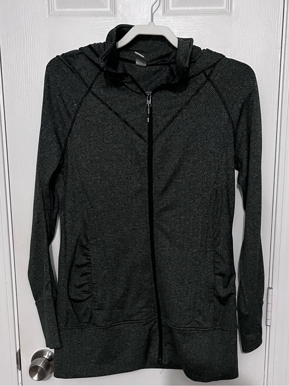 Mondetta Black Zip-Up Hoodie